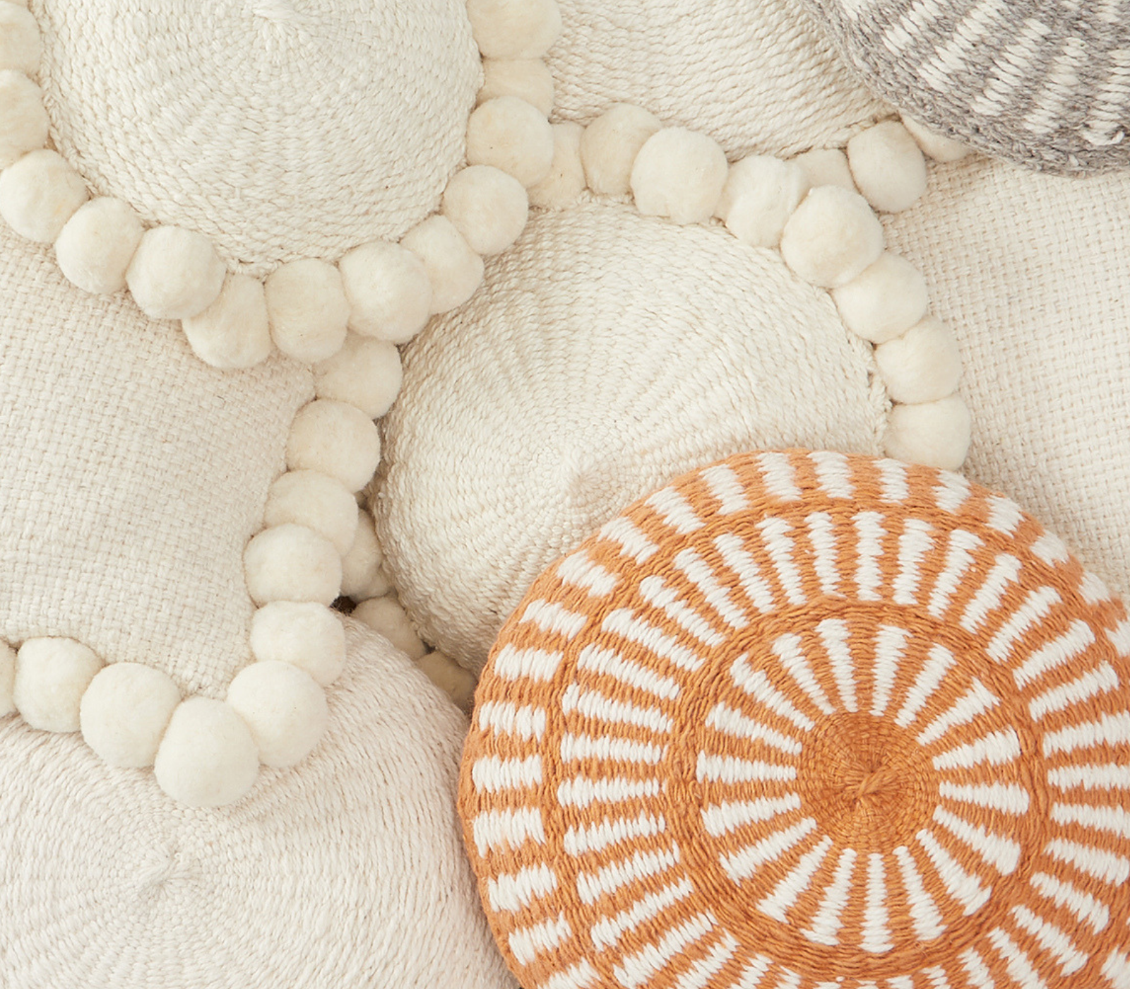 Pom Pom Cushion from Argentina