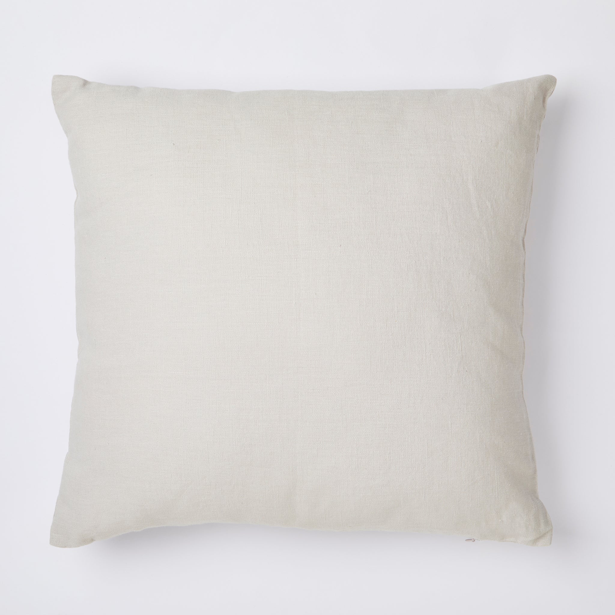 Linen cushion light gray