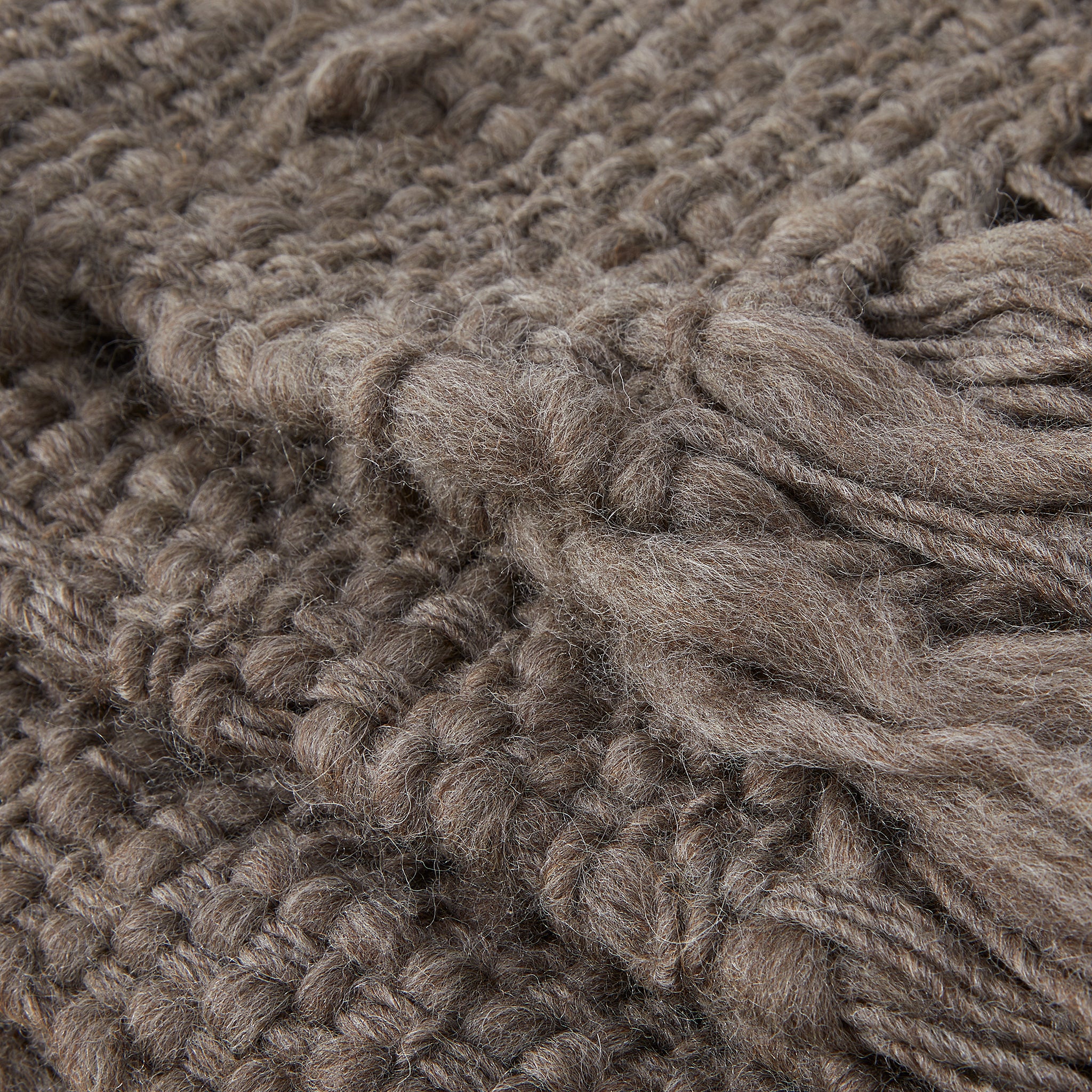 Detail Handwoven Merino Wool Blanket Sueño. Shop online now at By Native.