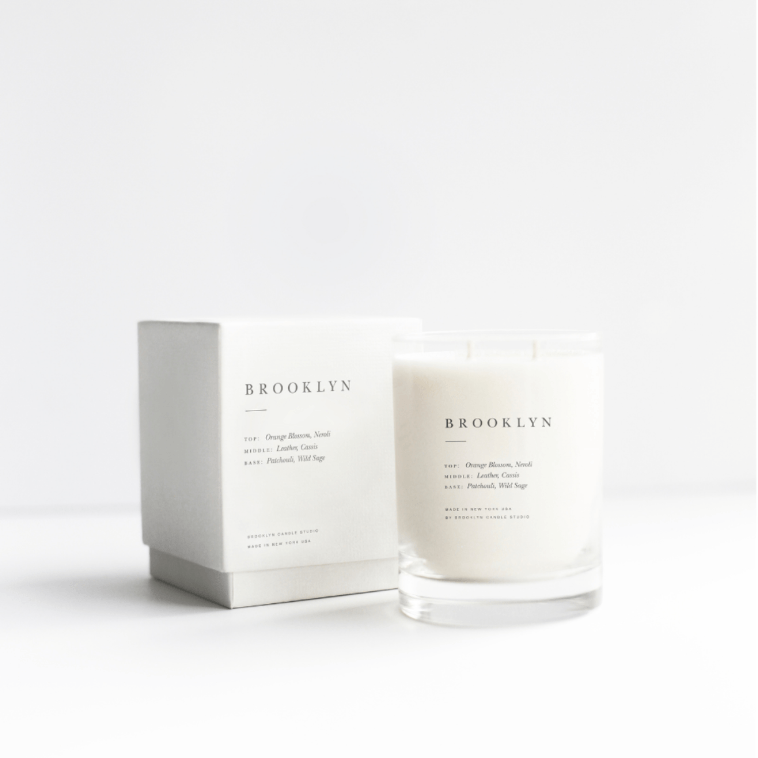 Brooklyn Candle Studio Candle "Brooklyn". Hand poured with 100% soy wax.