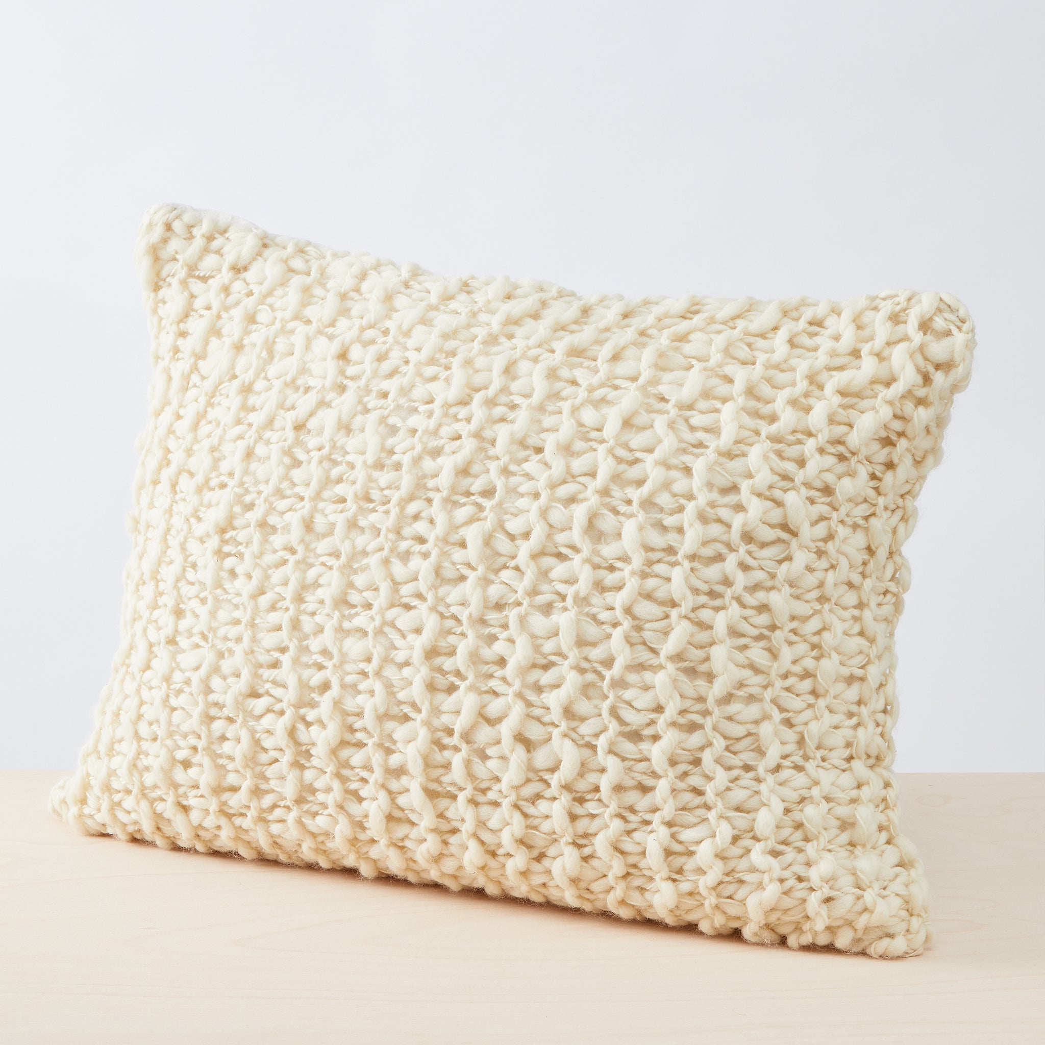 Pillow Animana 70x90, 100% merino wool, natural white