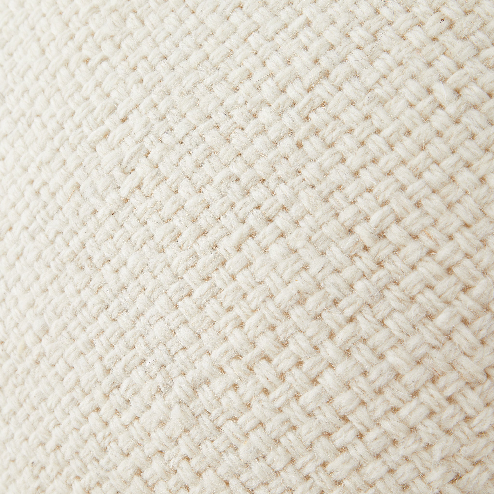 Detail of Pom Pom Cushion Weave