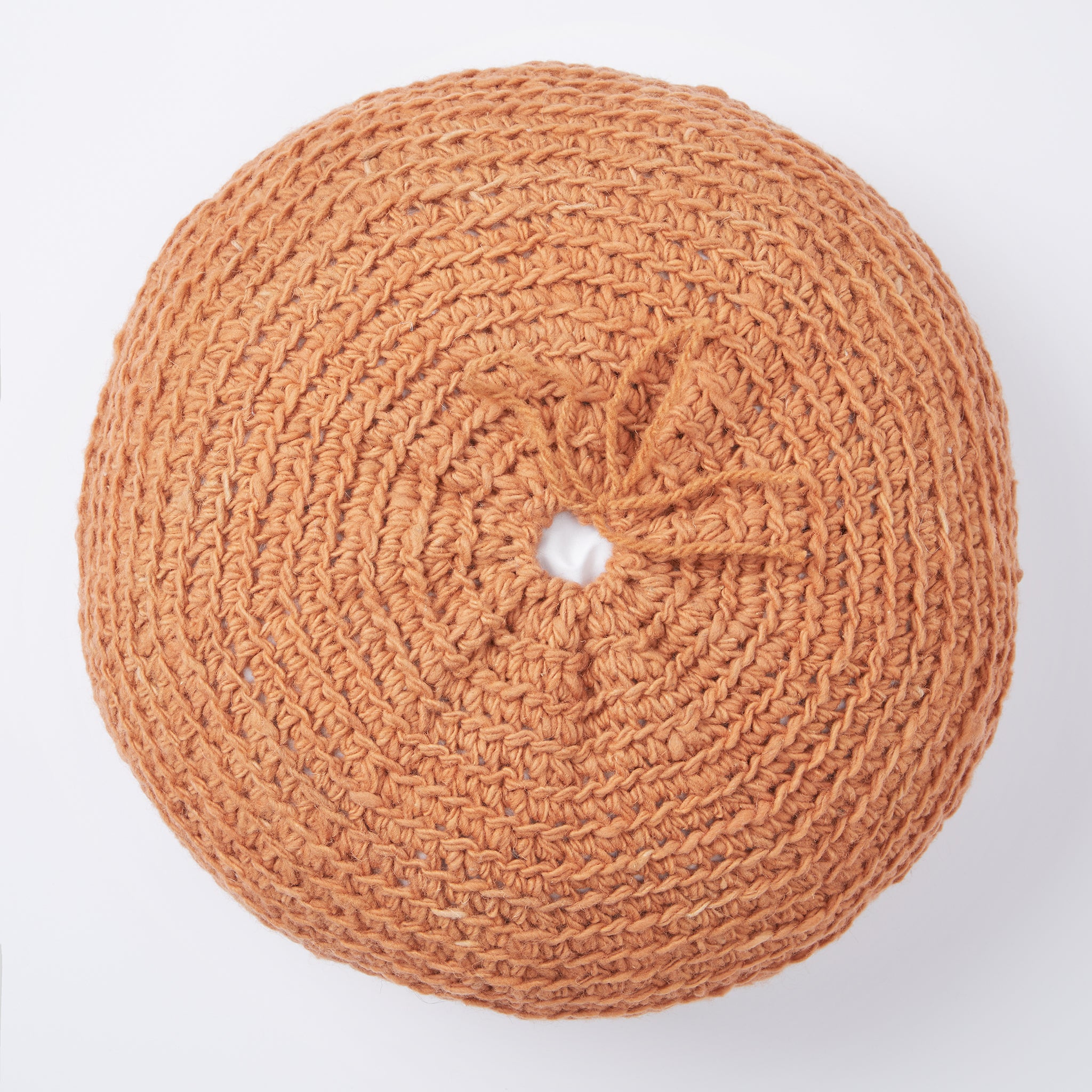 Back Cushion Salta Large, Natural White & Burnt Orange 