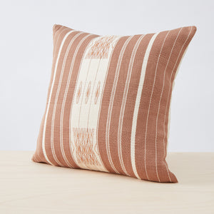 Lipila" cushion, hand-woven in Nagaland, India in a Fairtrade environment. 