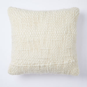 Hand-woven cushion "Sueno", 50x50cm, natural