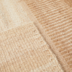 Detailed view of hand-woven carpet Cuyo.