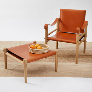 Carpet Cuyo Ambiente Photo with Safari Chair and Stool.