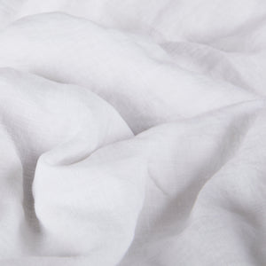 Linen bedding, detail white - By Native