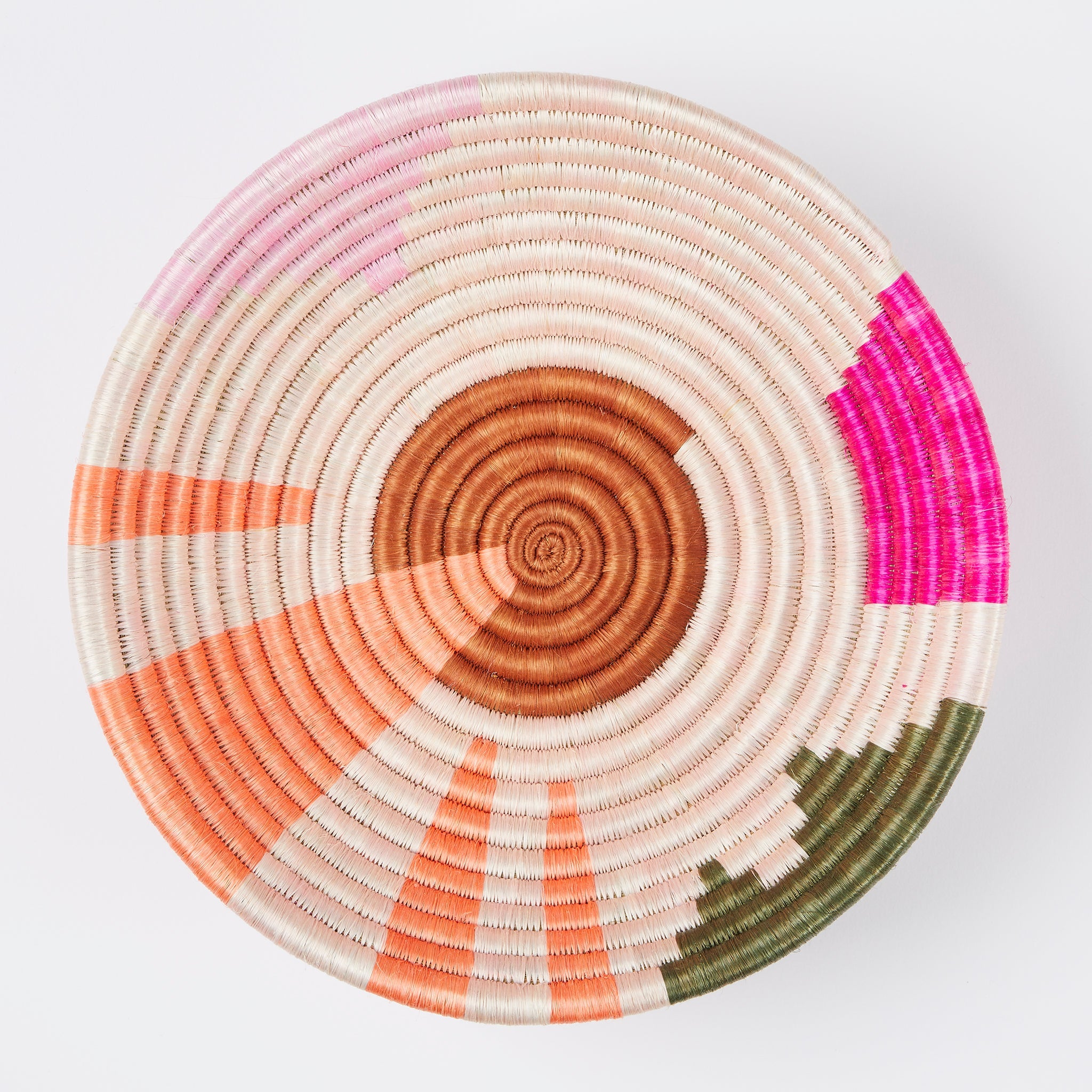 Wall plate and basket bowl Geo Pastel - By Native