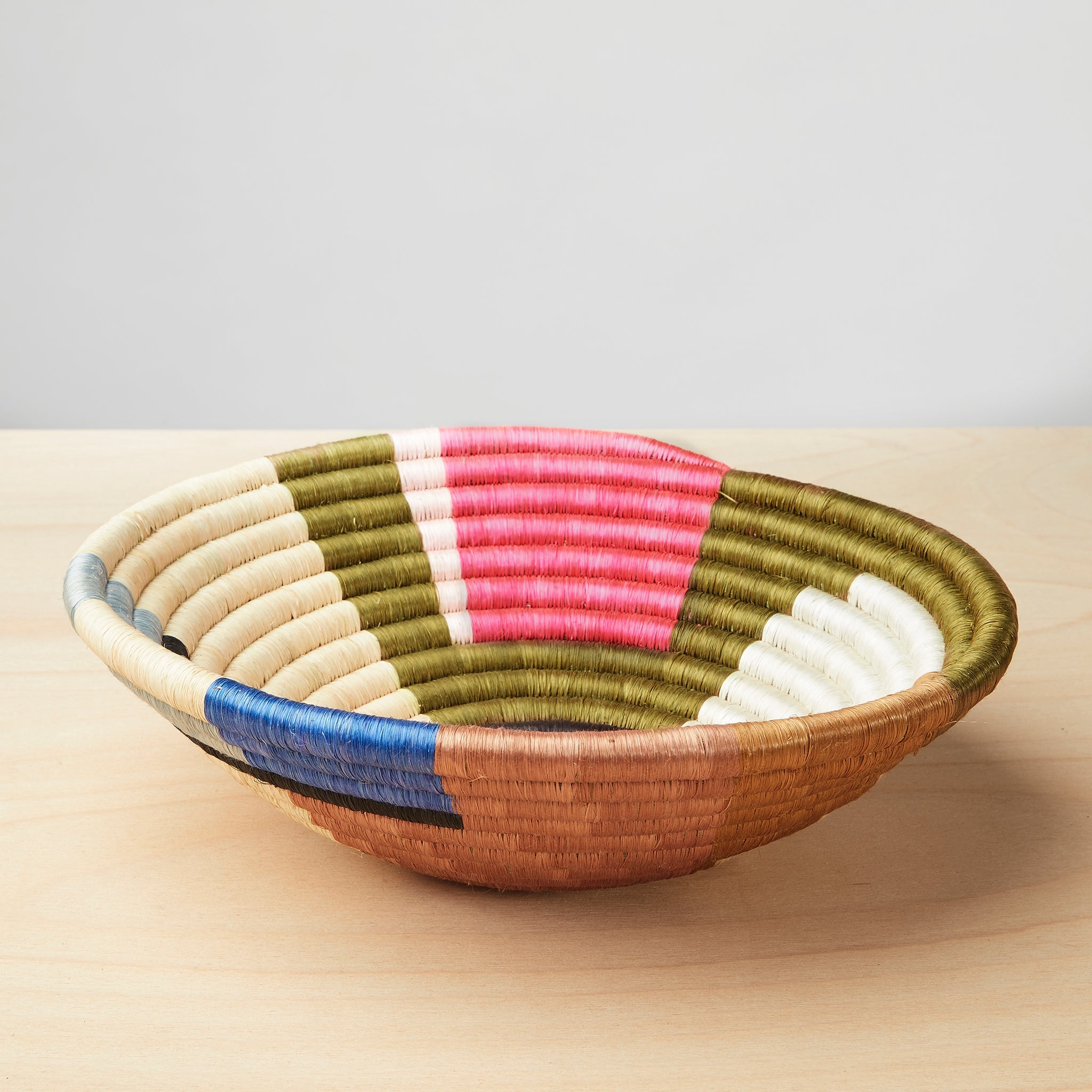 Kaleidoscope wall plate and basket bowl - By Native