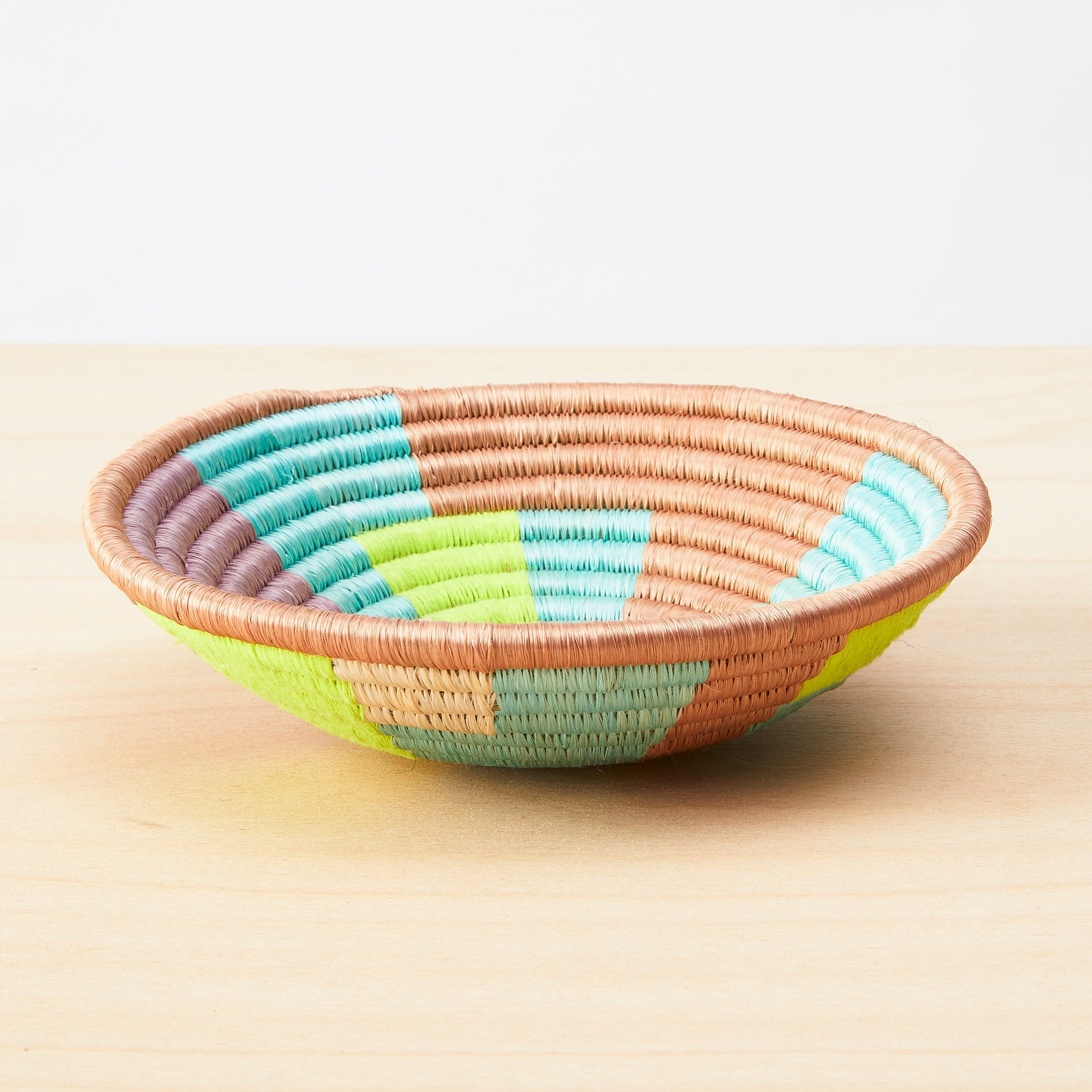 Wall plate and basket bowl Mini Neon - By Native